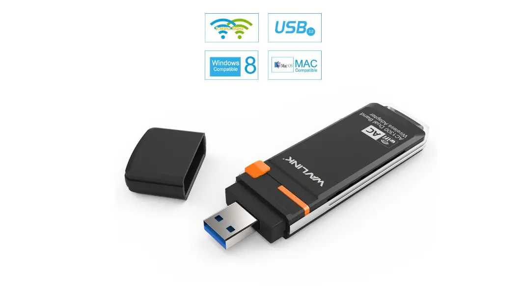 Wavlink Ac1300 Wireless Dual Band Usb3.0 Adapter User Guide
