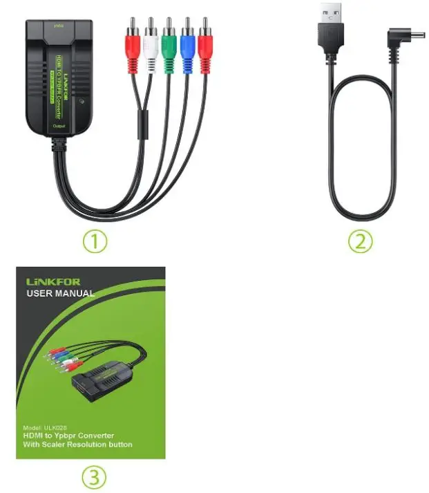 LiNKFOR-ULKVC286-HDMI-to-Component-Converter-Scaler-img-1