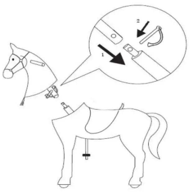 ROLLZONE MP2040-M My Pony Ride On Toy - Assembly1