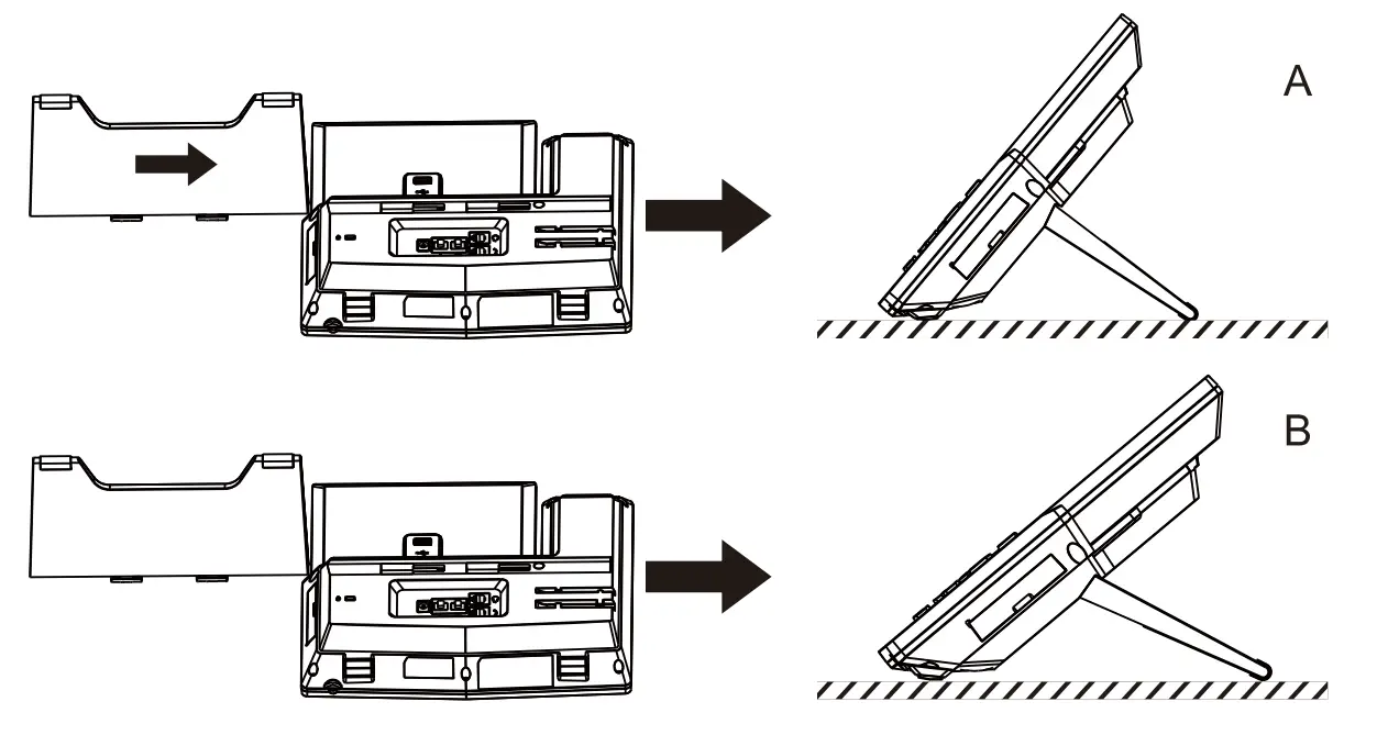 Bracket desktop installation