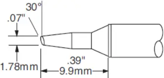 METCAL STTC-847 CVC Cartridge - 6