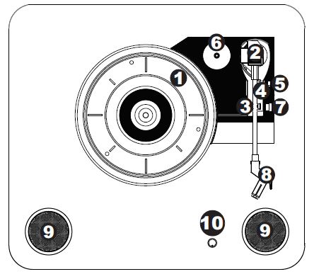 ION Max LP Vinyl Record Player-fig-3
