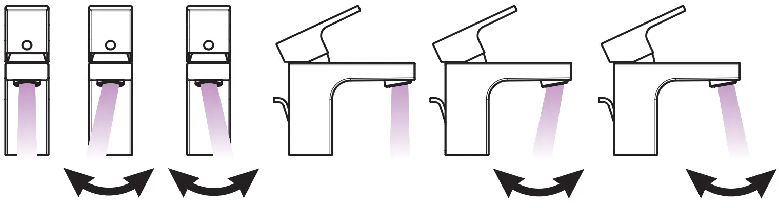 hansgrohe 71560XXX Vernis Shape 70 Single Lever Basin Mixer - Symbols 3