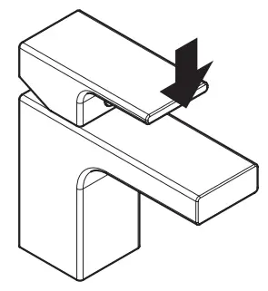 hansgrohe 71560XXX Vernis Shape 70 Single Lever Basin Mixer - Symbols 3