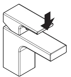 hansgrohe 71560XXX Vernis Shape 70 Single Lever Basin Mixer - Symbols 3