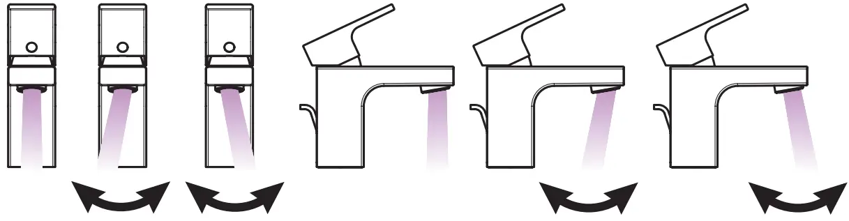 hansgrohe 71560XXX Vernis Shape 70 Single Lever Basin Mixer - Symbols 3