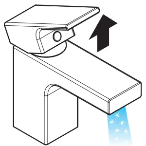 hansgrohe 71560XXX Vernis Shape 70 Single Lever Basin Mixer - Symbols 3