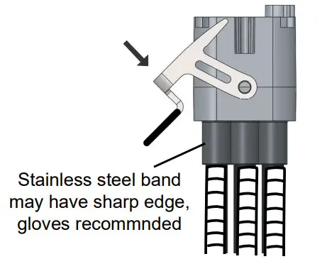 COMMSCOPE M-LOC Series Bird Proof Jumper - Figure 1