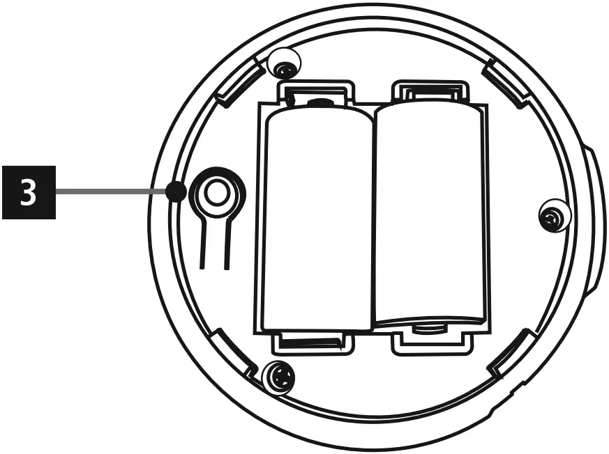 Smart Alarm Siren Back Side View