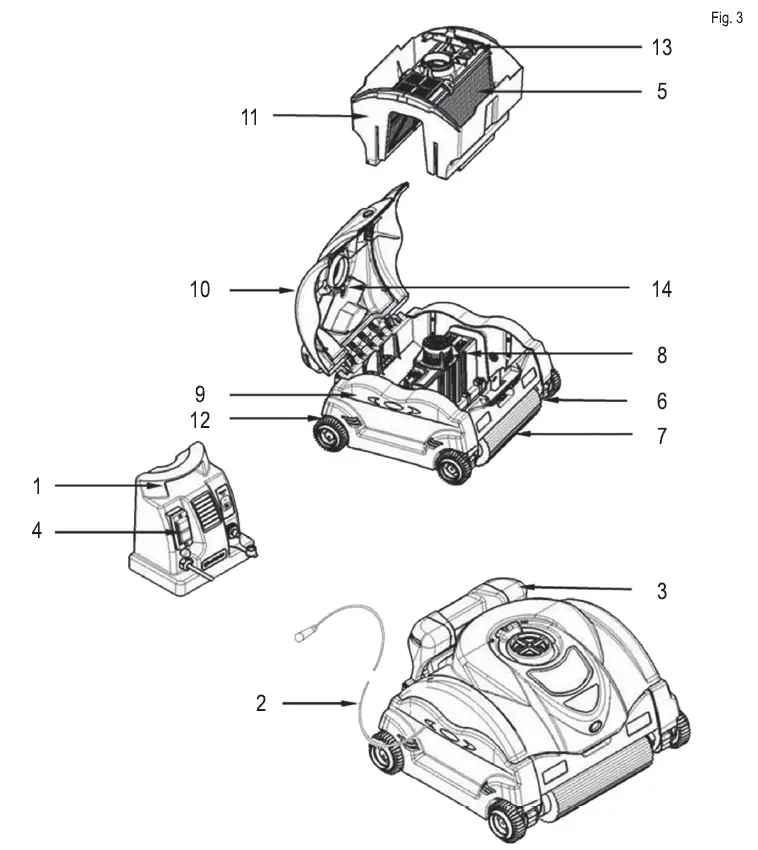 HAYWARD SharkVac XL Pilot Robot Pool Cleaner-fig-5