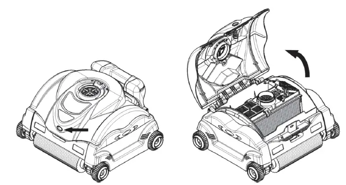 HAYWARD SharkVac XL Pilot Robot Pool Cleaner-fig-8