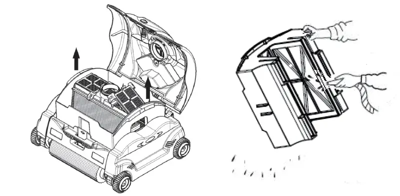 HAYWARD SharkVac XL Pilot Robot Pool Cleaner-fig-9