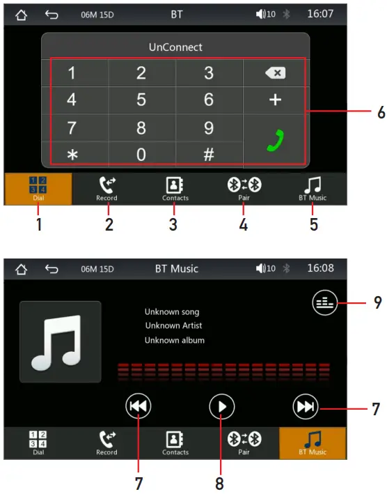 UNBRANDED Private Mold Radiator Car Stereo Radio and Android Auto Player - BT FUNCTION