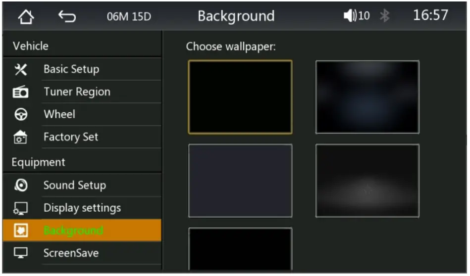 UNBRANDED Private Mold Radiator Car Stereo Radio and Android Auto Player - Background image