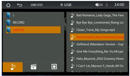 UNBRANDED Private Mold Radiator Car Stereo Radio and Android Auto Player - MUSIC FUNCTION 3