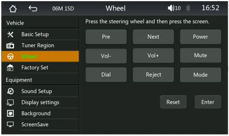 UNBRANDED Private Mold Radiator Car Stereo Radio and Android Auto Player - Steering wheel
