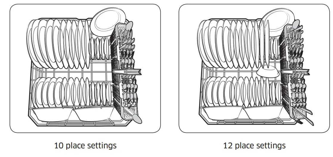SAMSUNG DW80BB70 Dishwasher - Using