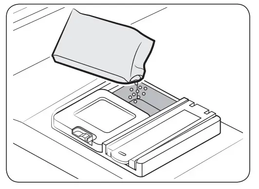 SAMSUNG DW80BB70 Dishwasher - dispenser 2