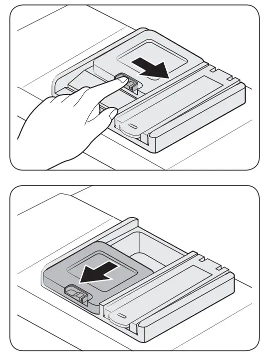 SAMSUNG DW80BB70 Dishwasher - dispenser