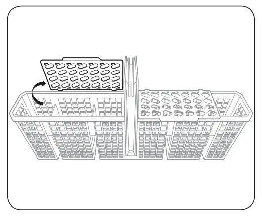 SAMSUNG DW80BB70 Dishwasher - rack 2
