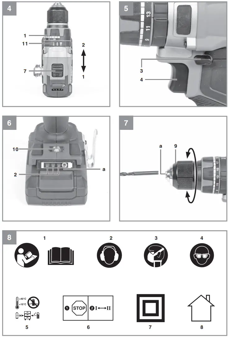 Einhell TP-CD 18 18v Cordless Combi Drill Combi Drills - fig