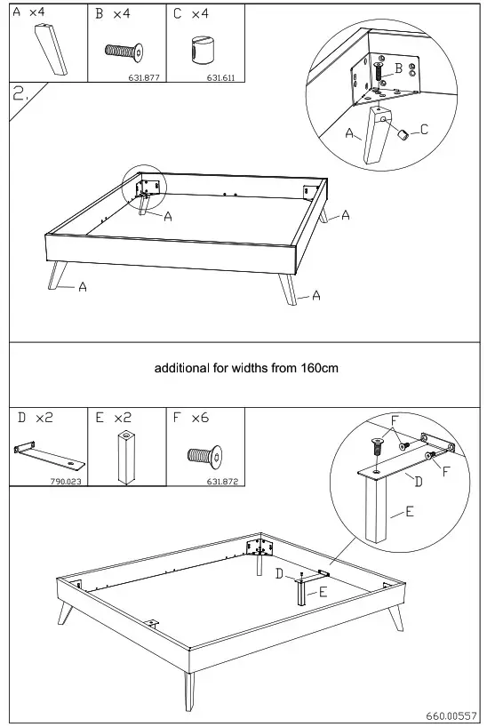 HASENA 660.00197 KENDAL Bed - Fig4