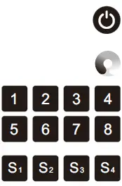 LED-Lighting-Hut-RT1,-RT6,-RT8-Dimming-Touch-Wheel-RF-Remote-Controller-fig 10