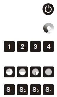 LED-Lighting-Hut-RT1,-RT6,-RT8-Dimming-Touch-Wheel-RF-Remote-Controller-fig 8