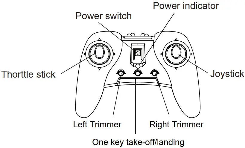VATOS YD-218 Remote Control Helicopter - Parts name 2