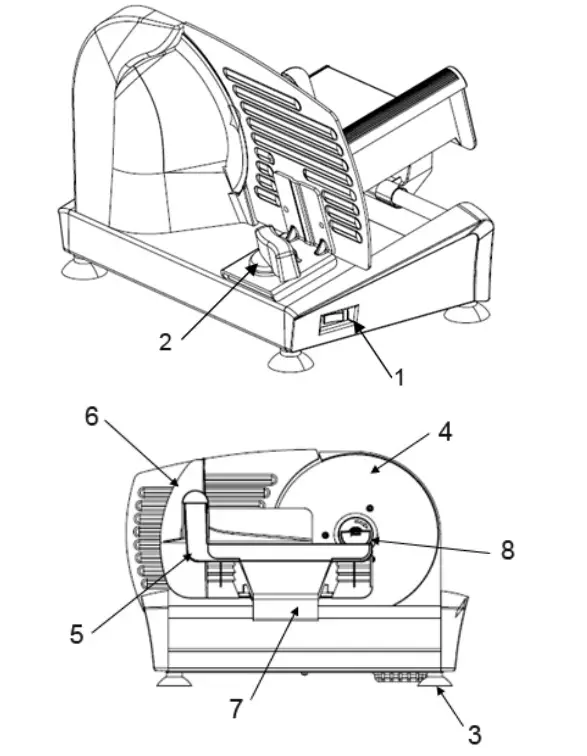 Jula 802672 Slicer Cutter Machine - DESCRIPTION