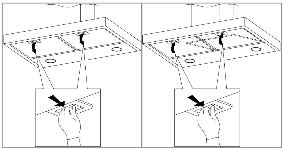 REMOVING THE GREASE FILTER