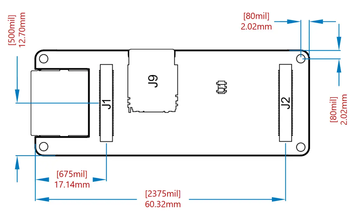Connectors positions BOTTOM