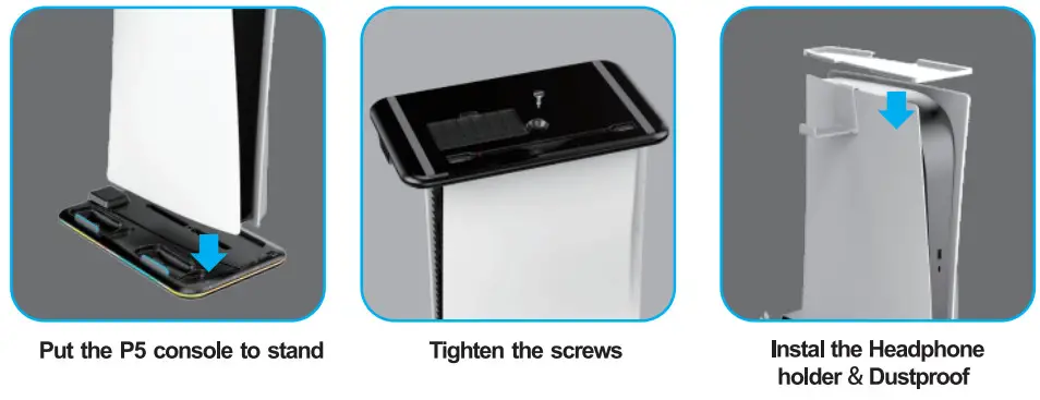 WHITE SHARK Kimura PS5 Multi Functional Cooling Charging Stand - fig 1