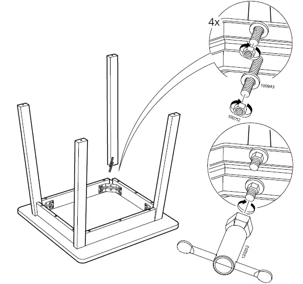 IKEA NORRÅKER Table 8