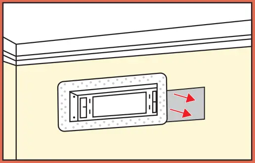 ARIA Flush Wall Vent Lite BS Plastic Drywall Bead - INSTRUCTION 1
