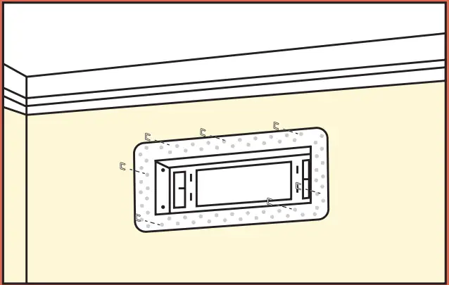 ARIA Flush Wall Vent Lite BS Plastic Drywall Bead - INSTRUCTION 2