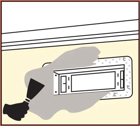 ARIA Flush Wall Vent Lite BS Plastic Drywall Bead - INSTRUCTION 3