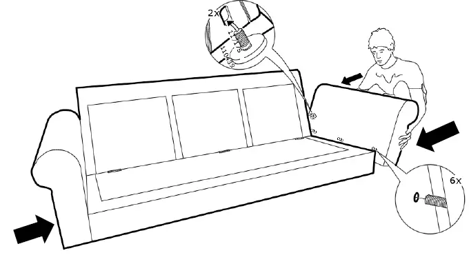 IKEA-AA-2189588-3-GAMMALBYN-3-Seat-Sofa-Grey-FIG-7