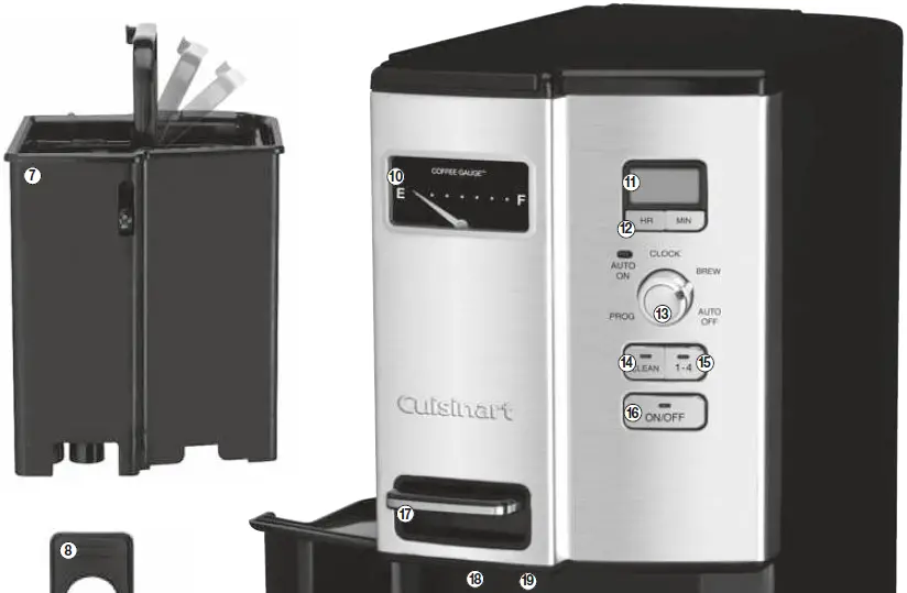 Cuisinart- DCC-3000 -Coffee- On- Demand -12 -Cup -Programmable- Coffeemaker- 11