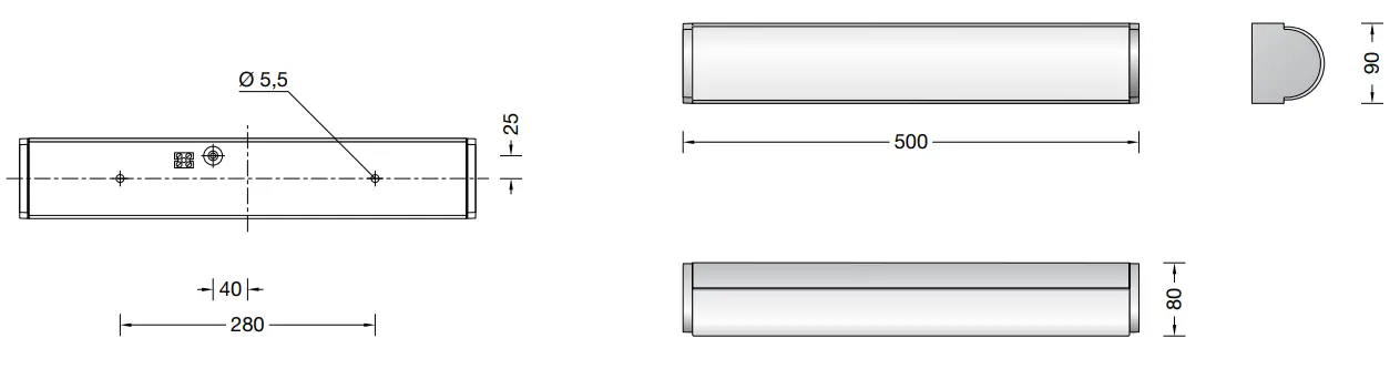 BEGA-78147-1-Wall-Luminaire-for-Indoor-Use-FIG-2