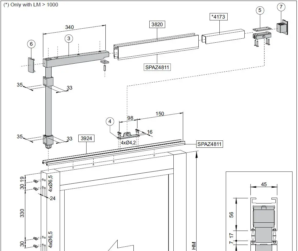 DITEC AS45 Panic Device-fig-82