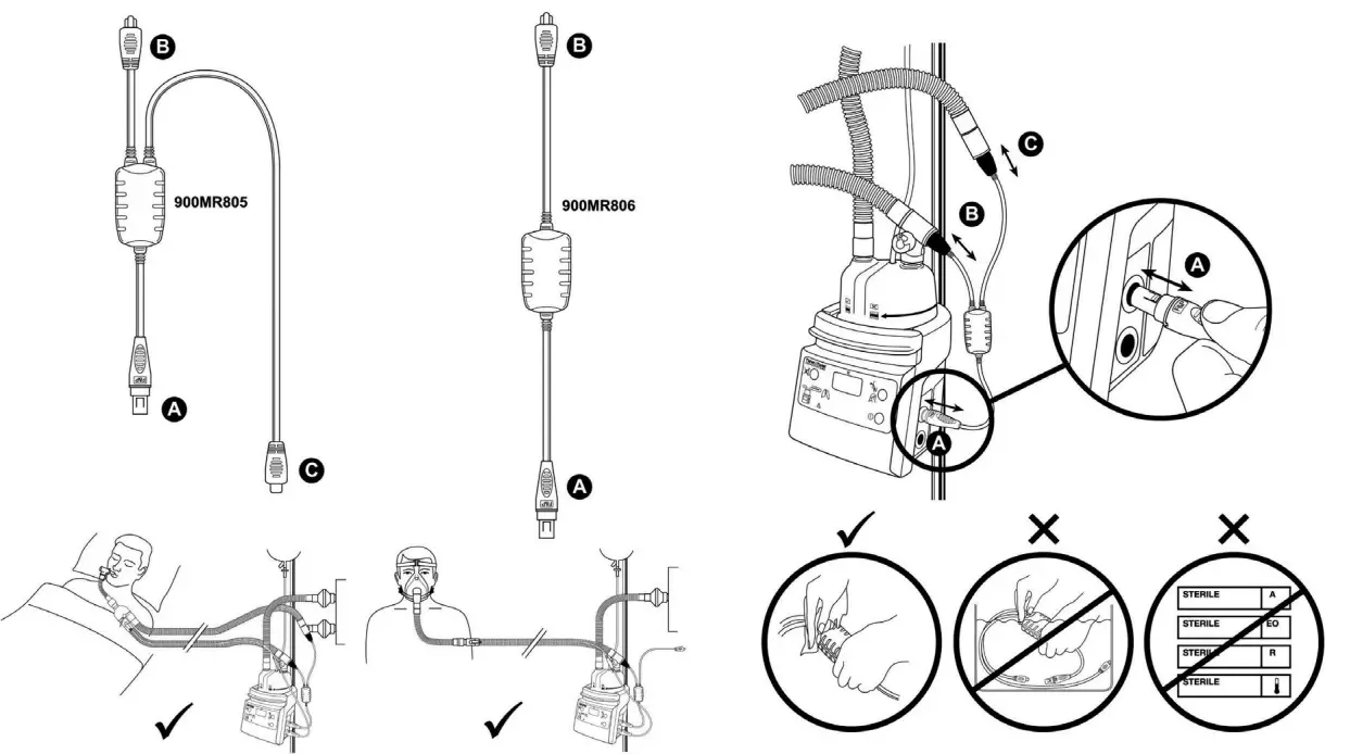 FISHER PAYKEL 900MR805 Heater Wire Adapter - fig 1