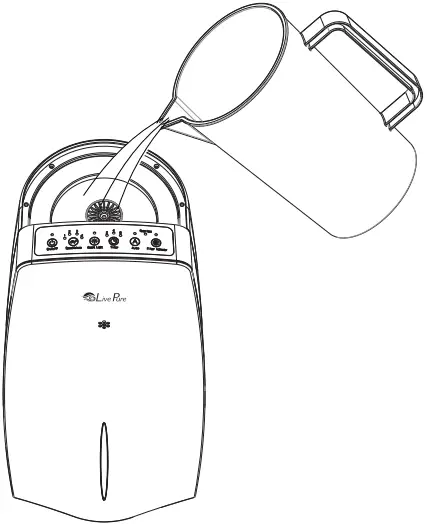 LivePure LP460APH Air Purifier and Humidifier F1