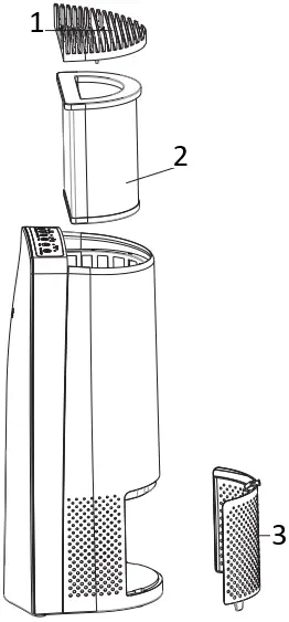 LivePure LP460APH Air Purifier and Humidifier F7