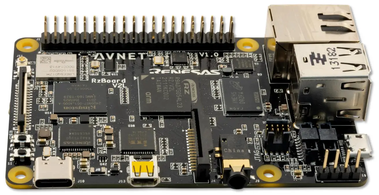 AVNET RZBoard V2L AI Accelerated Development Board