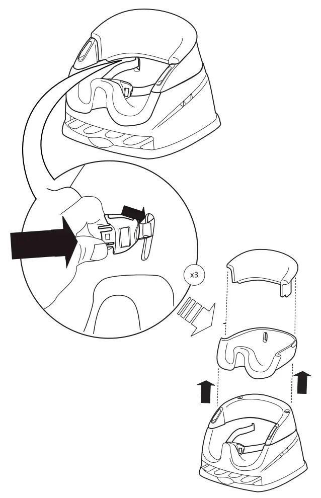 ingenuity Baby Base 2-in-1 Booster Seat - fig 10