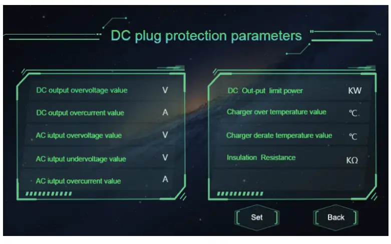 PROJECT EV EVD-40D 40KW DC Charging - RFID Card Parameters