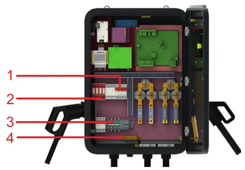 PROJECT EV EVD-40D 40KW DC Charging - terminal