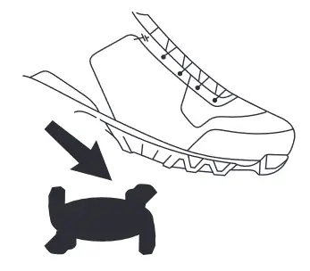 CUBE CUE290918 All Mountain SPD Flat Pedals -facing forward 2