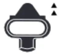 CUBE CUE290918 All Mountain SPD Flat Pedals -facing forward